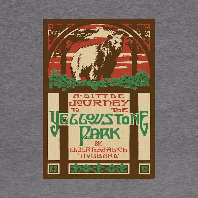 Yellowstone Park Vintage Design by MatchbookGraphics